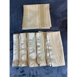 Waterford damask dinner napkins - set of 10 Kylemore pattern